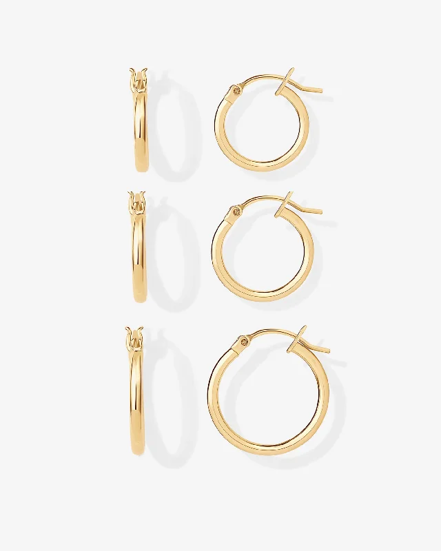 Capri Set Hoop Earrings