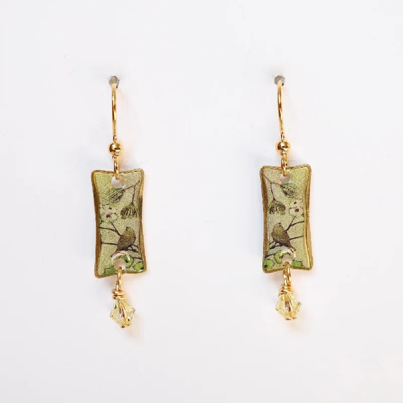 Jonquil with Crystal Drop Earrings