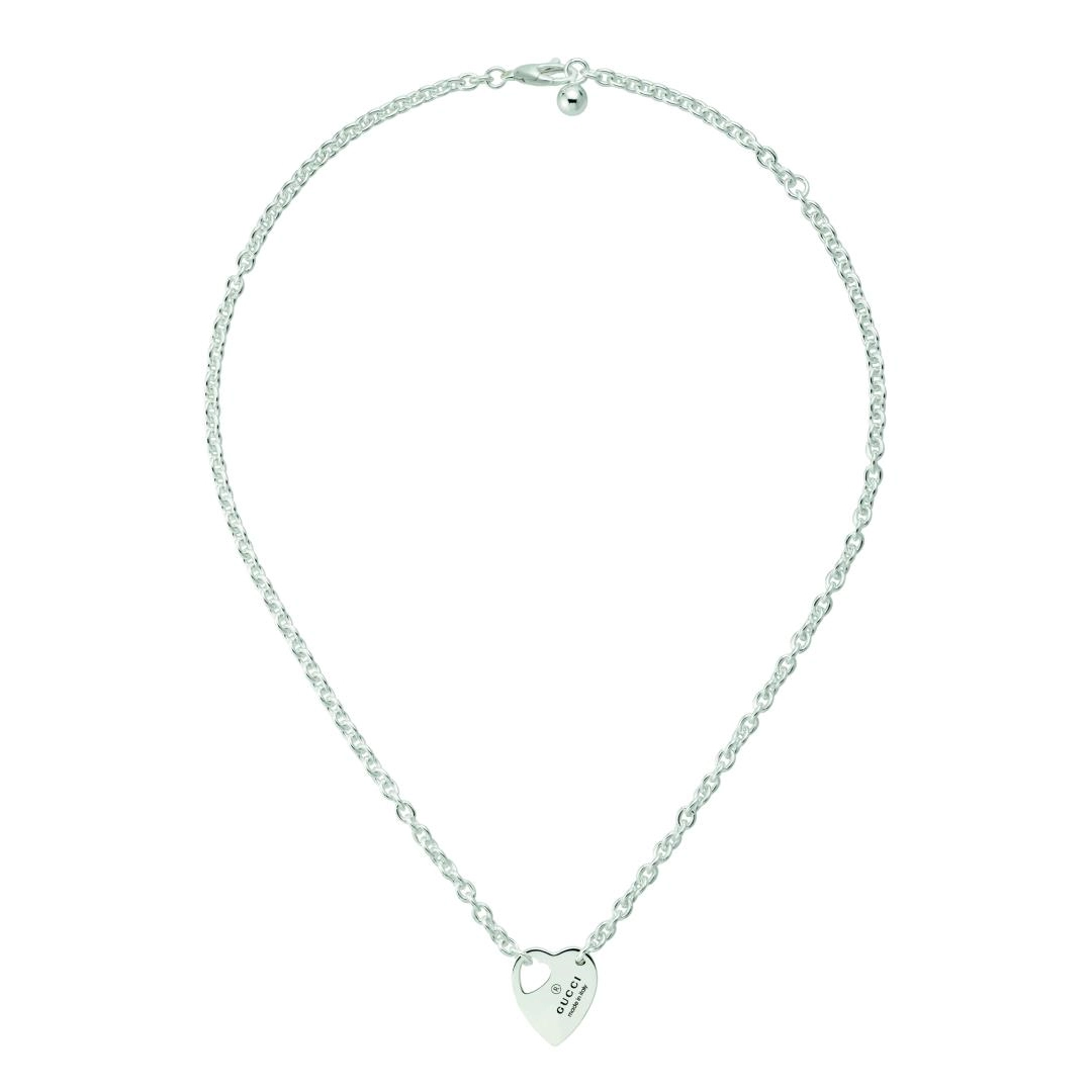 Gucci Sterling Silver Trademark Necklace