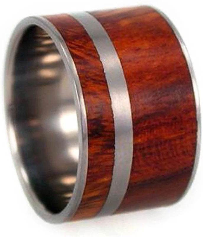 Ironwood 12mm Comfort Fit Matte Titanium Wedding Band, Size 5.5