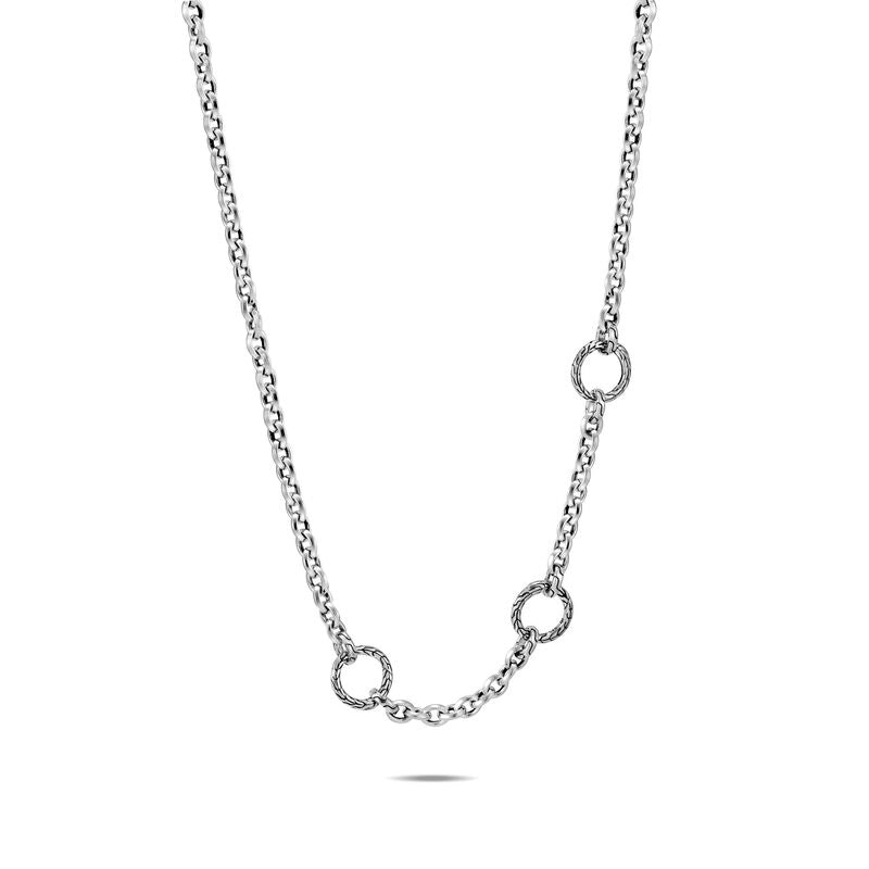 John Hardy Classic Chain Silver Amulet Collector Necklace