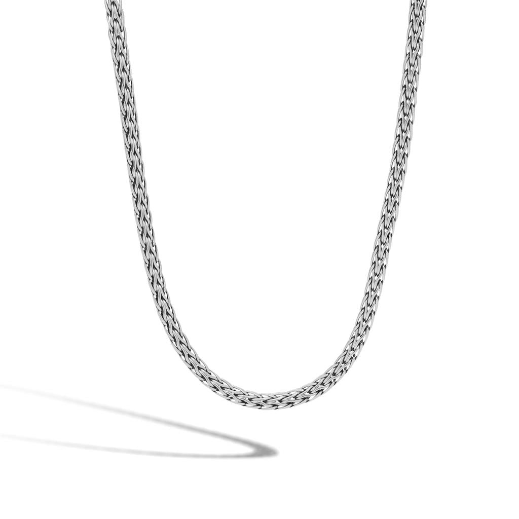 John Hardy Classic Chain Silver Slim Necklace 18 inch