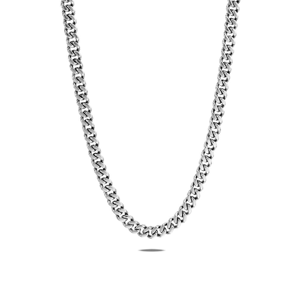 John Hardy Men's Classic Chain Silver Curb Link Necklace, 22 inch