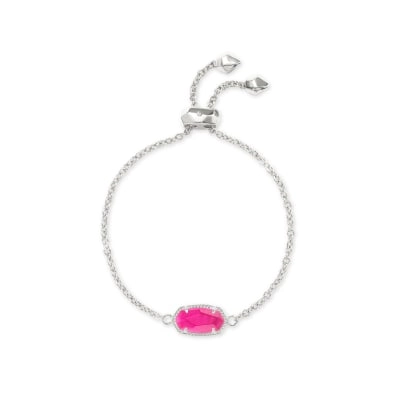 Kendra Scott Elaina Bracelet in Silver with Azalea Illusion