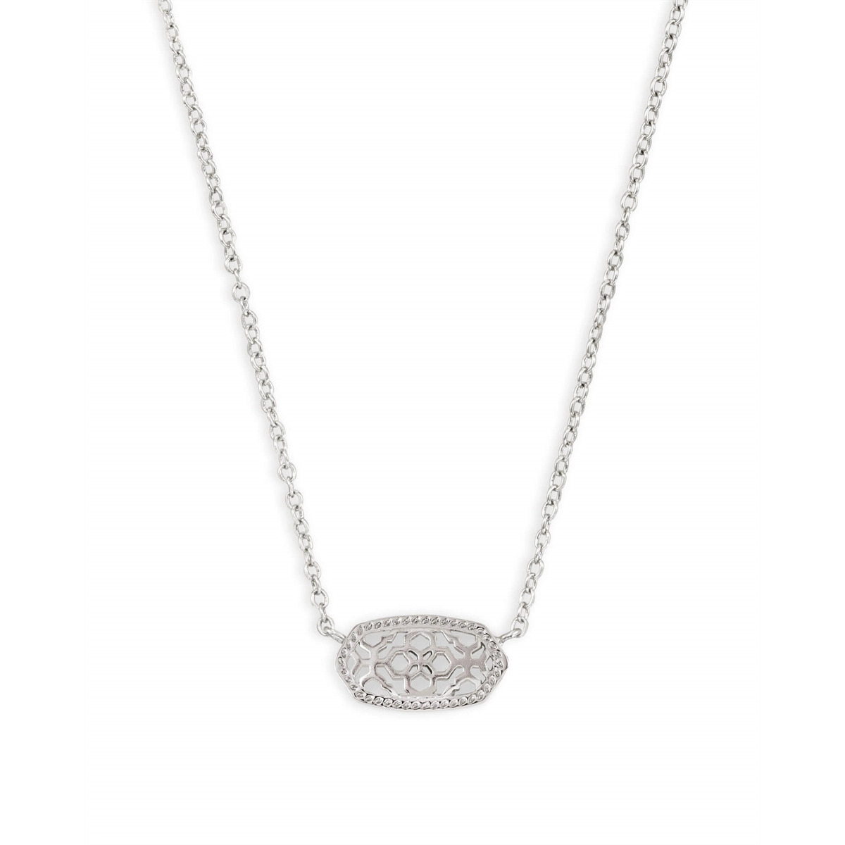 Kendra Scott Elisa Necklace in Silver Filigree