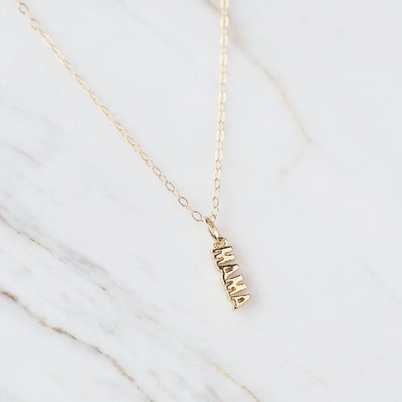 Little Mama Dainty Necklace Gold Filled