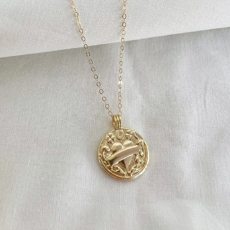 Lucky Lady Necklace Gold Filled