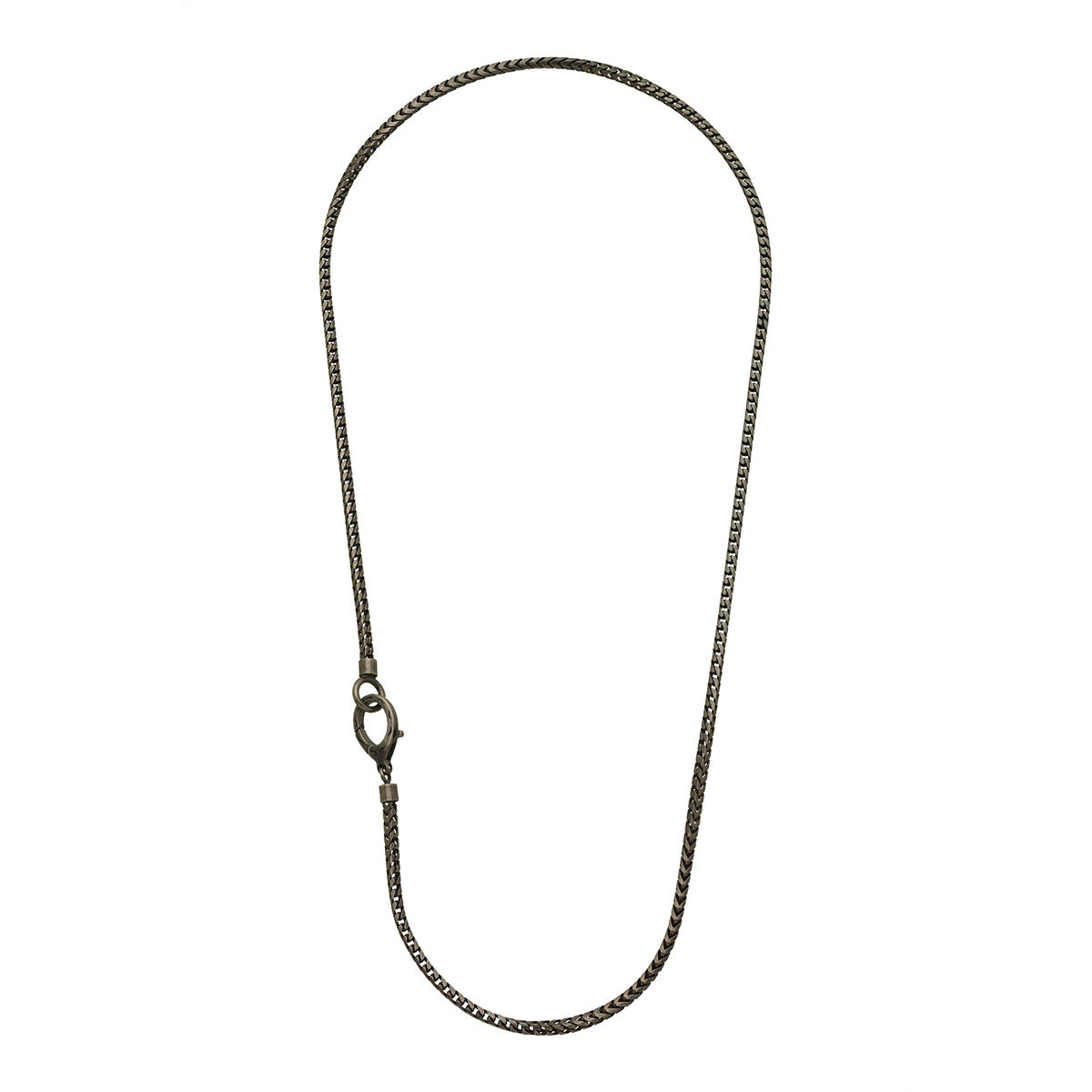 Marco Dal Maso Mesh Recycled Oxidized Sterling Silver Necklace