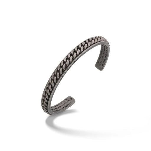 Marco Dal Maso Ulysses Oxidized Silver Cuff Bracelet