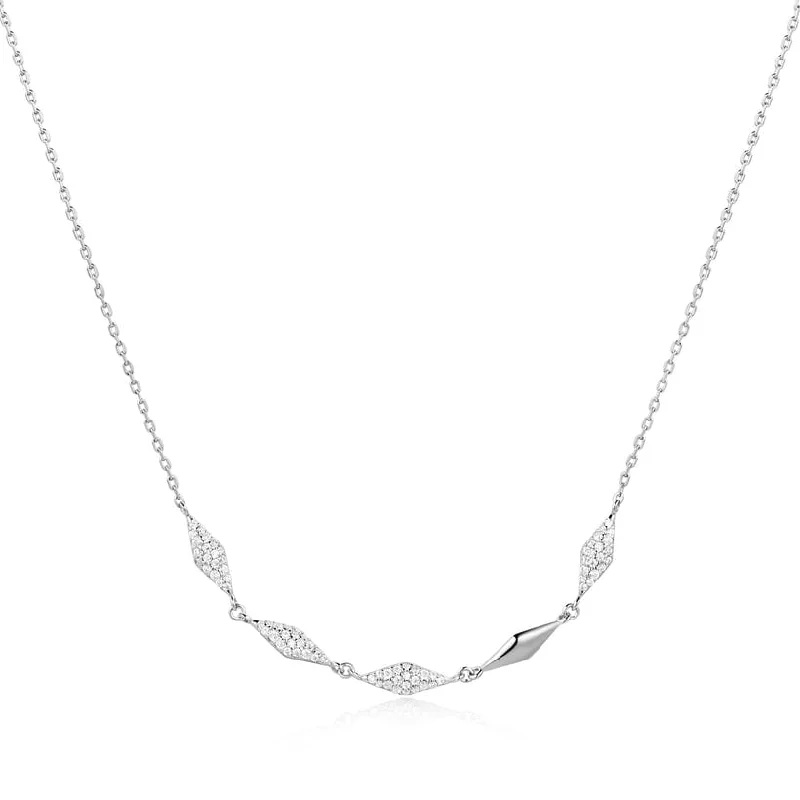 Silver Multi Sparkle Necklace