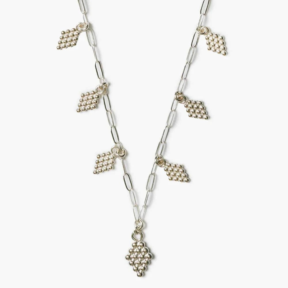 Bijou Charm Necklace in Silver