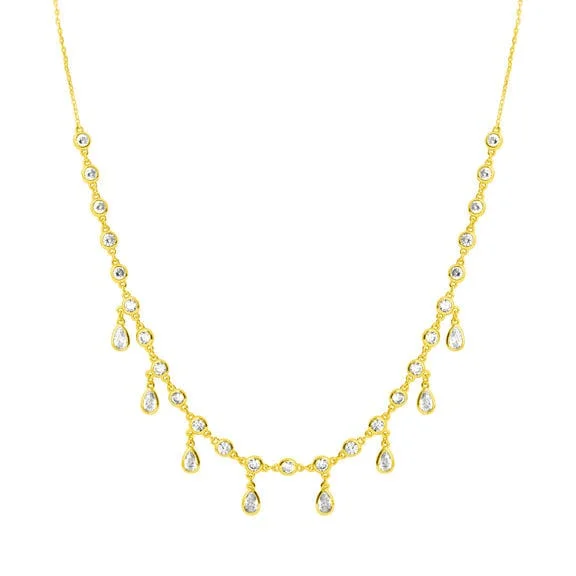 Sadie Shaker Necklace in Gold