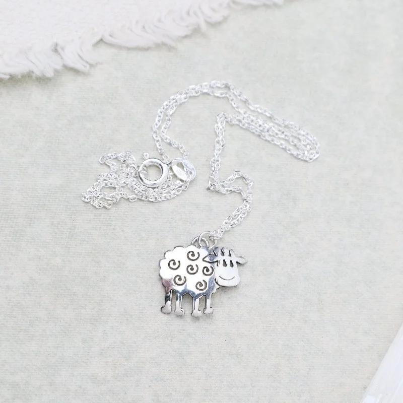 Sterling Silver Sheep Necklace