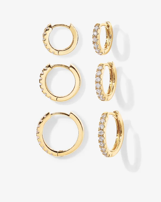 Small Hoop Earrings Bundle