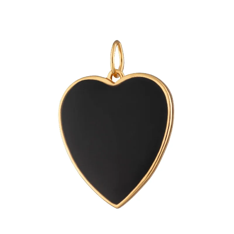 Black Heart Charm