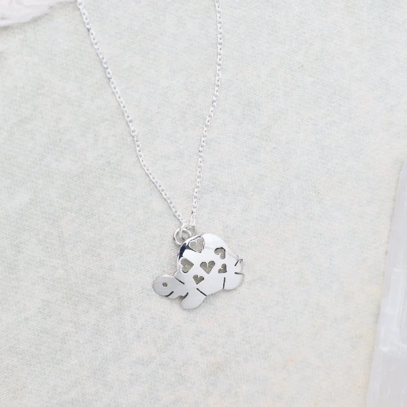 Sterling Silver Turtle Necklace