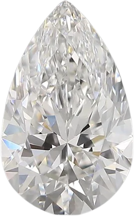 0.5 Carat E VVS2 Pear Natural Diamond