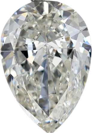 0.71 Carat I VVS1 Pear Natural Diamond