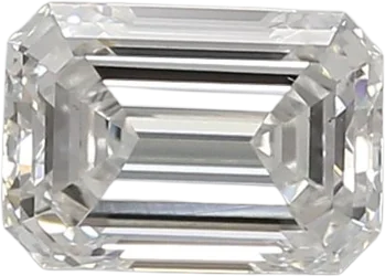 0.75 Carat E vs1 Emerald Lab Diamond