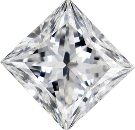 0.76 Carat E VVS2 Princess Natural Diamond