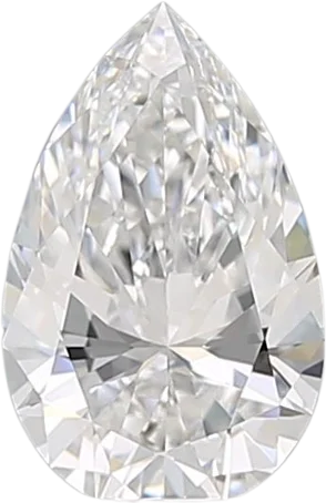 0.78 Carat D VS1 Pear Lab Diamond