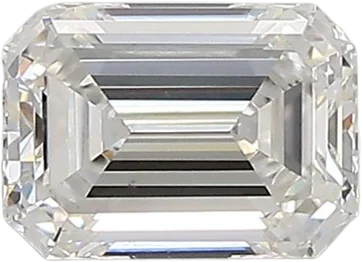 0.9 Carat D vs1 Emerald Lab Diamond