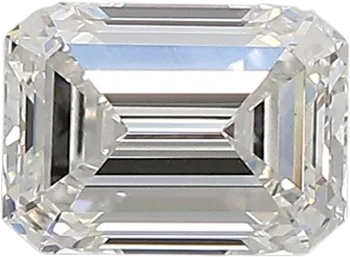 0.9 Carat E vs1 Emerald Lab Diamond