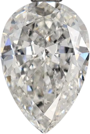 0.9 Carat G SI1 Pear Natural Diamond