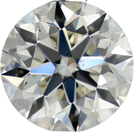 0.9 Carat K SI1 Round Natural Diamond