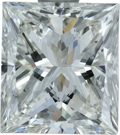 1 Carat I SI2 Princess Natural Diamond