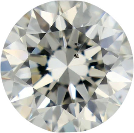 1 Carat K SI1 Round Natural Diamond