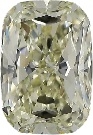 1.08 Carat W-X VVS1 Elongated Cushion Natural Diamond