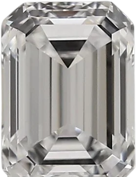 1.1 Carat D vvs2 Emerald Lab Diamond