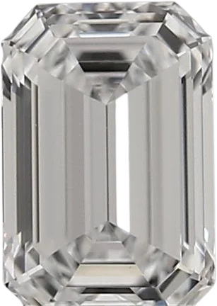 1.13 Carat D vvs2 Emerald Lab Diamond