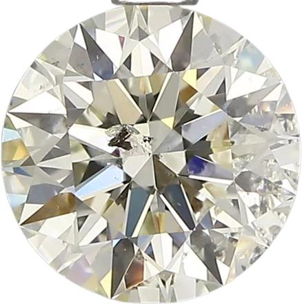 1.27 Carat L I1 Round Natural Diamond