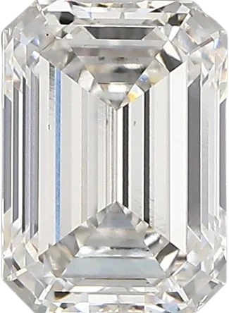 1.33 Carat F vs1 Emerald Lab Diamond