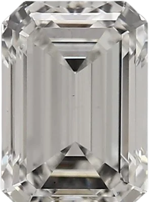 1.35 Carat F vs1 Emerald Lab Diamond