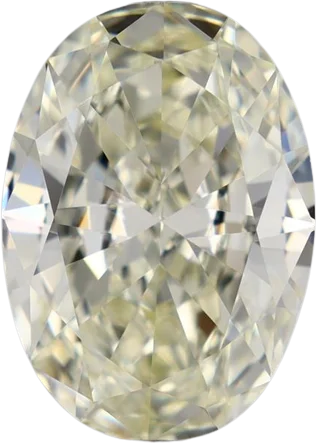 1.5 Carat M VVS2 Oval Natural Diamond