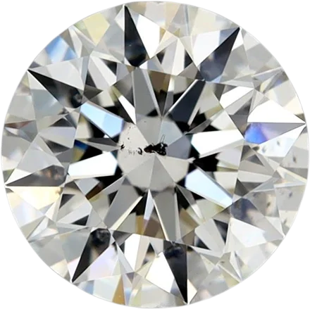 1.5 Carat J SI2 Round Natural Diamond