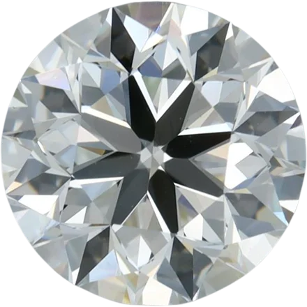 1.5 Carat K, Faint B VVS2 Round Natural Diamond