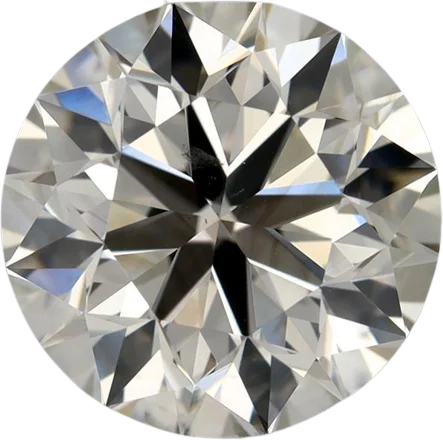 1.5 Carat M, Faint B SI1 Round Natural Diamond