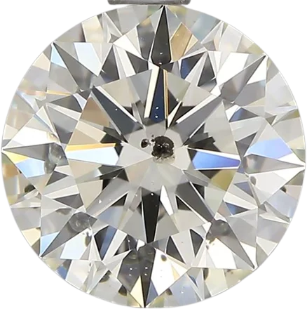 1.52 Carat L I1 Round Natural Diamond