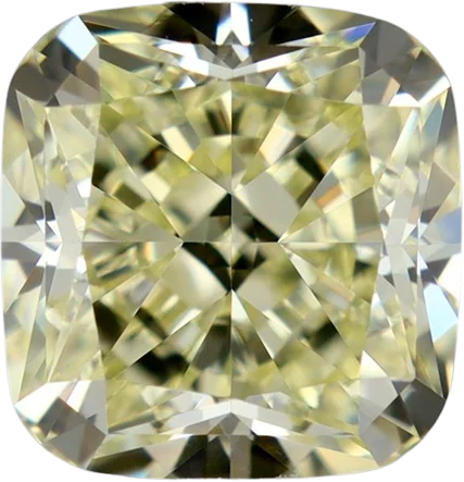 1.71 Carat Y-Z VVS2 Cushion Natural Diamond