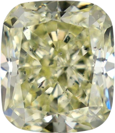 1.8 Carat W-X SI2 Elongated Cushion Natural Diamond