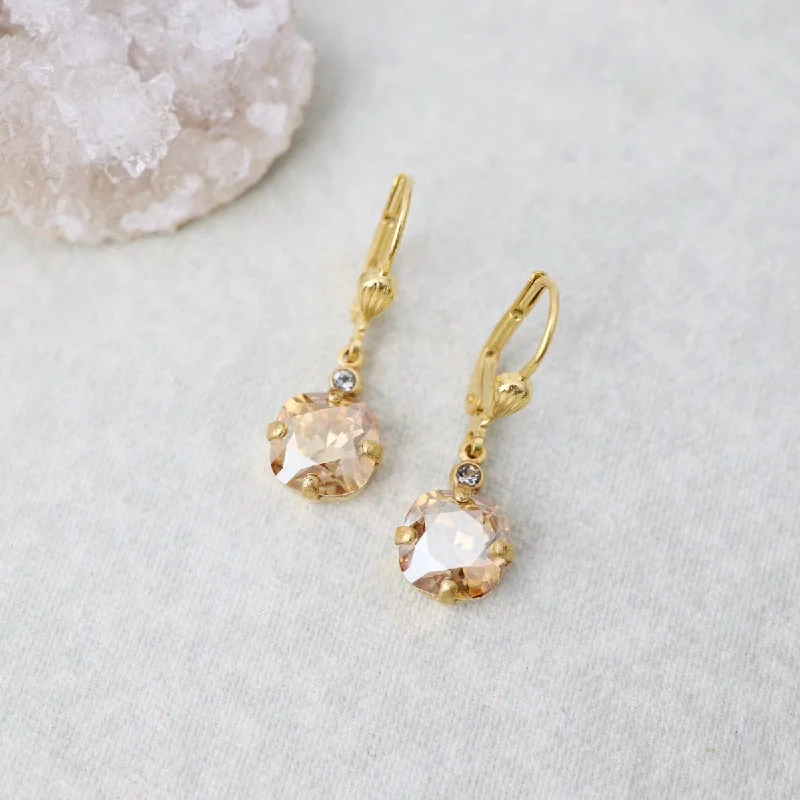 Champagne Drop Earrings - Gold Plate