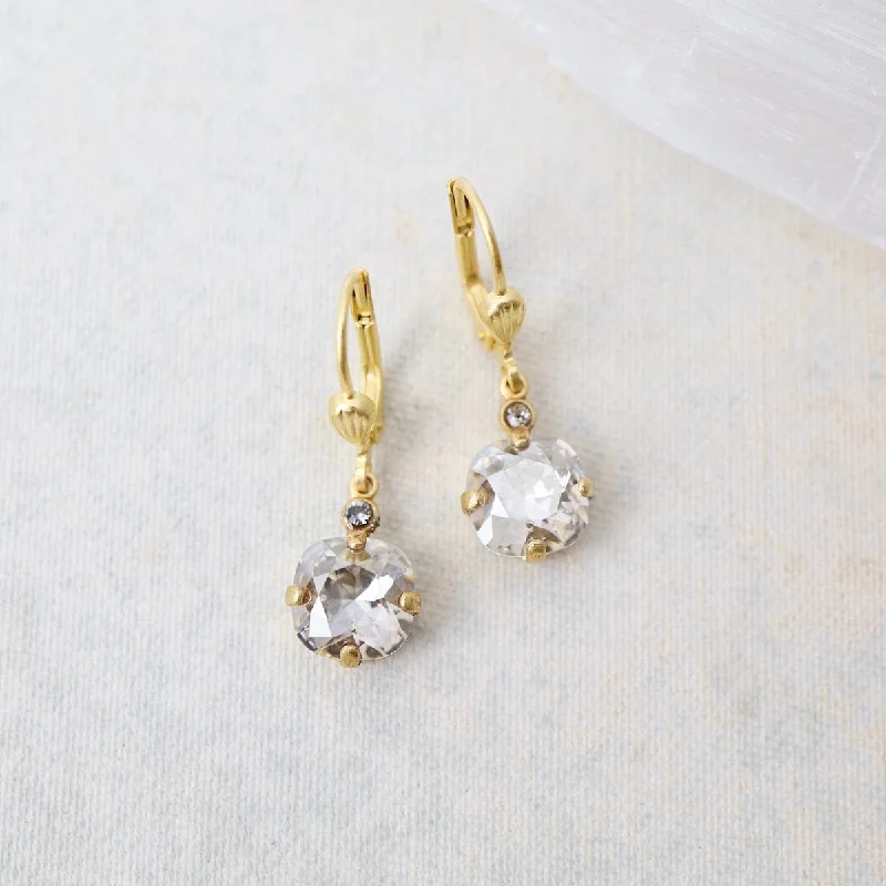 Moonlight Drop Earrings - Gold Plate