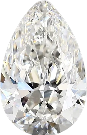 2.44 Carat F vvs2 Pear Lab Diamond