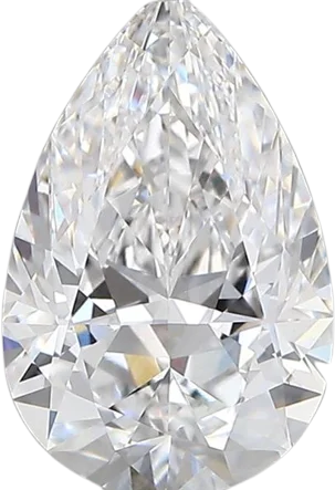 2.45 Carat D vvs2 Pear Lab Diamond