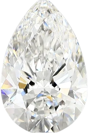 2.47 Carat E vs1 Pear Lab Diamond