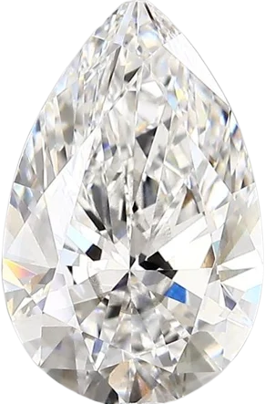 2.58 Carat E si1 Pear Lab Diamond